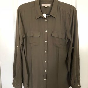LOFT Camp shirt. NWT